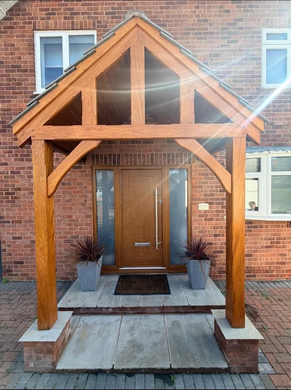Entrance door and front windows installed by OGW in Hereford