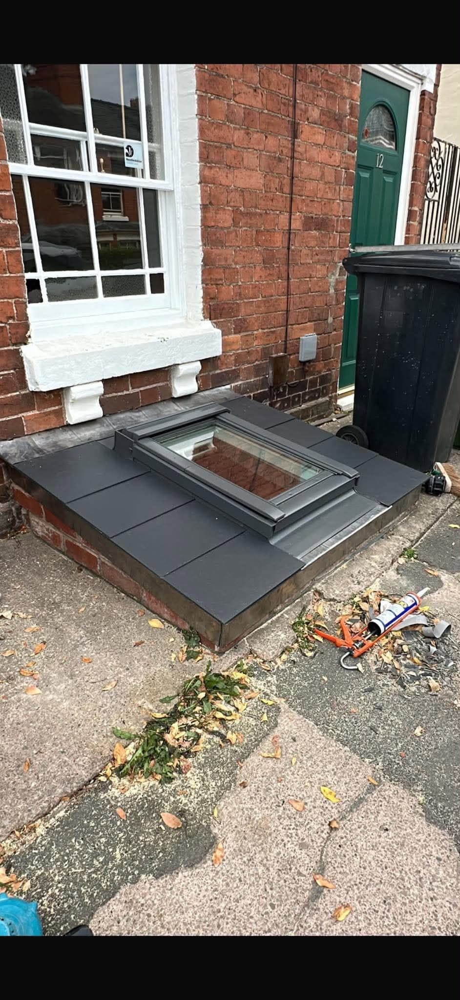 Roof window installed into a flat roof by OGW